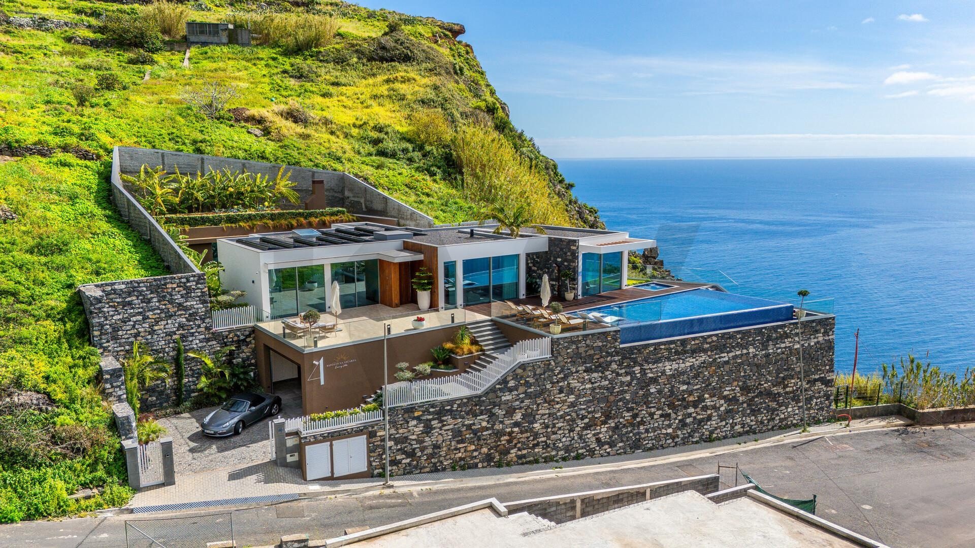 Villa Quinta Grande — vista aérea sobre a costa sul